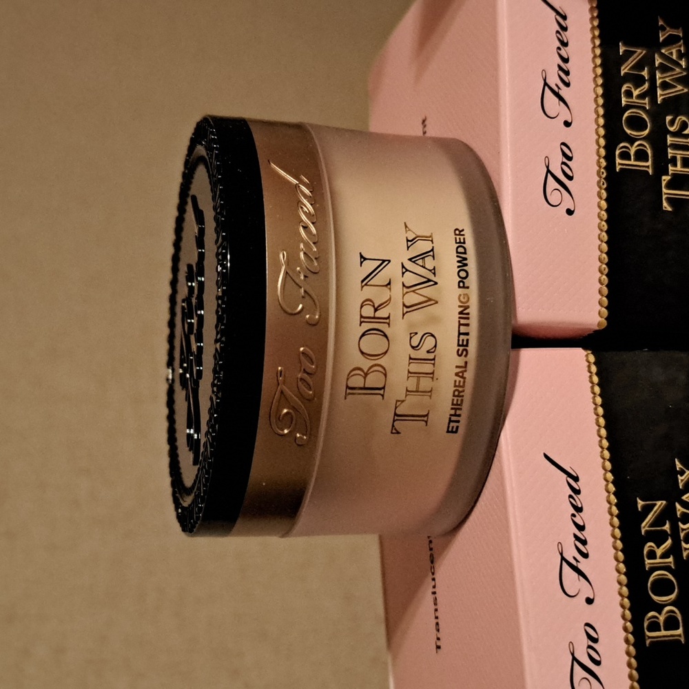 Get 3) TOO FACED Born This Way Setting Powder Translucent NIB 3 full size